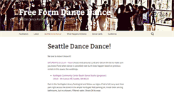 Desktop Screenshot of freeformdancedance.com