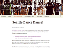 Tablet Screenshot of freeformdancedance.com